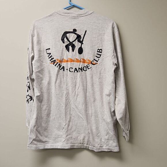 Lahaina Outrigger Paddling Canoe Club Maui Hawaii T-shirt M - Picture 1 of 7